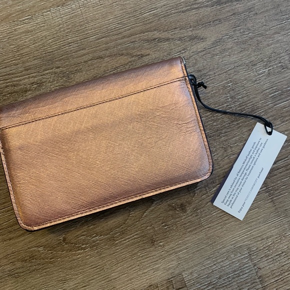 Rebecca Minkoff Clutch Purse NWT Bronze - Picture 8 of 10